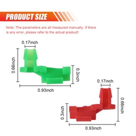 4 Pair Car Tailgate Handle Rod Clips, Door Lock Car Left and Right Rod Retainer Clips Replacement OEM 88981030, 88981031, Compatible with 1999-2007 Chevy Silverado GMC Sierra