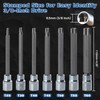 LEONTOOL Extra Long Torx Star Bit Socket Set 7 Piece