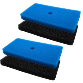 PWEOW Pond Filter Pads for Outdoor Ponds, Coarse and Fine Pond Filter Media Compatible with 52231and 52229 Filters Box, for Pond 871980305528 Sponge Filters Replacement for Fish Ponds (2 Sets)
