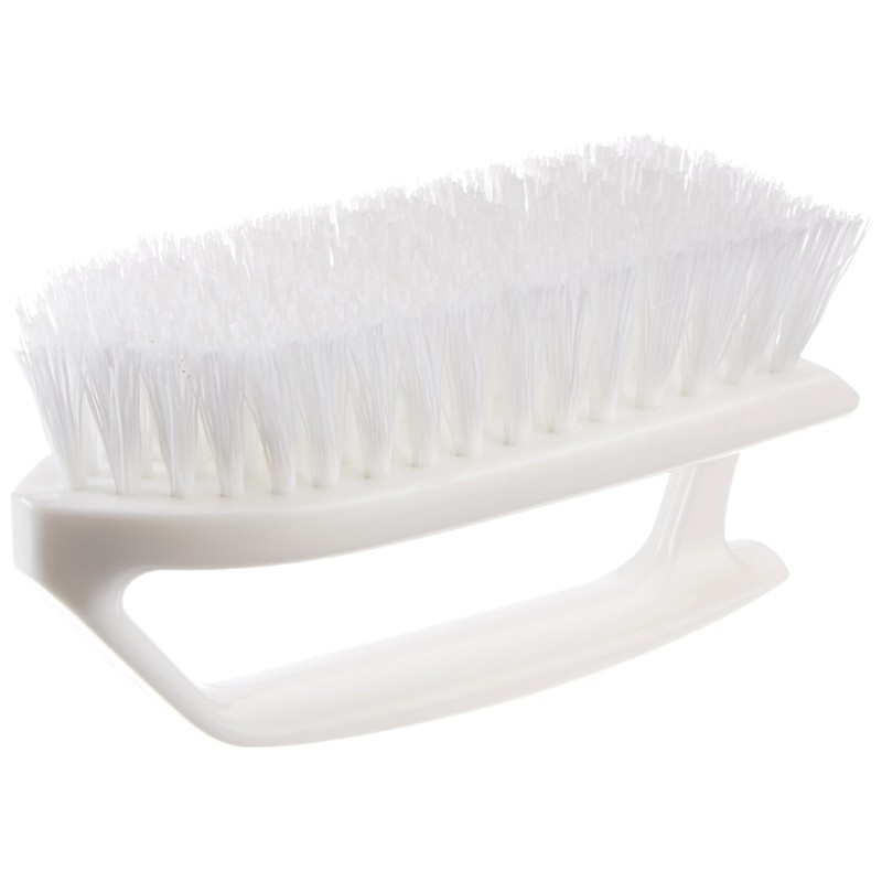 STAR BRITE Scrub Brush/Curved Plastic Handle (040027)