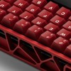 PBT Keycaps Set 164Keys Cherry Profile Red Black Keycaps 60%