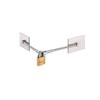 Stainless Steel Refrigerator Door Lock with Padlock