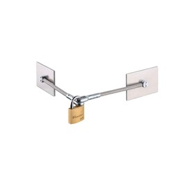Stainless Steel Refrigerator Door Lock with Padlock