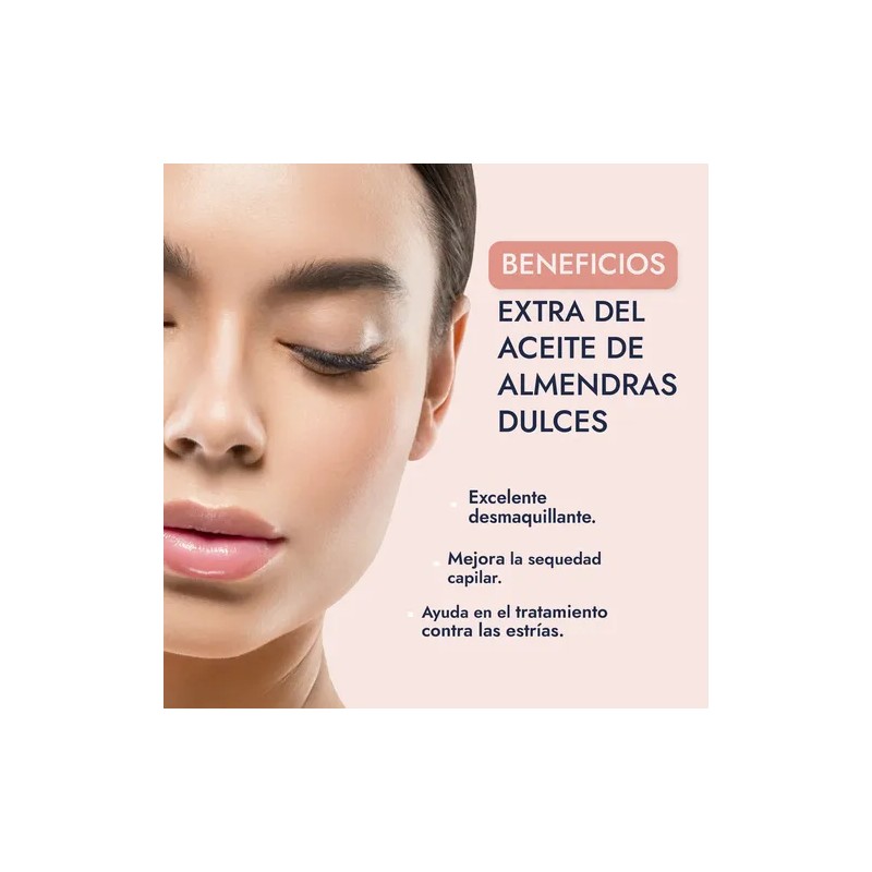 Aceite De Ricino Puro Aceite De Almendras Dulces 100ml Cu