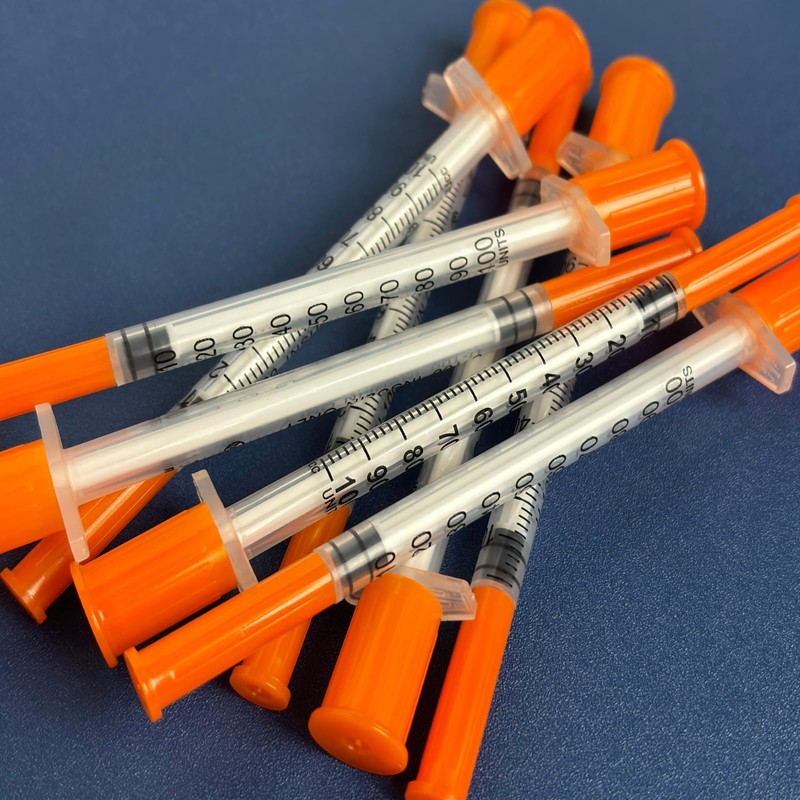 U-100 0.5cc/mL Syringes with 31G 5/16 inch (8mm) Needles Scientific
