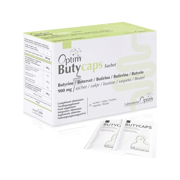 Butyrate Butycaps 30 Packs Micro Encapsulated Butyrin 900mg | Transit, Colon & Leaking Bowel | Dietary Supplement