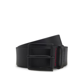 HUGO Gionio Men's Belt Size 40 (Gionio_sz40) - Black (Black 001) Plain, size: 90