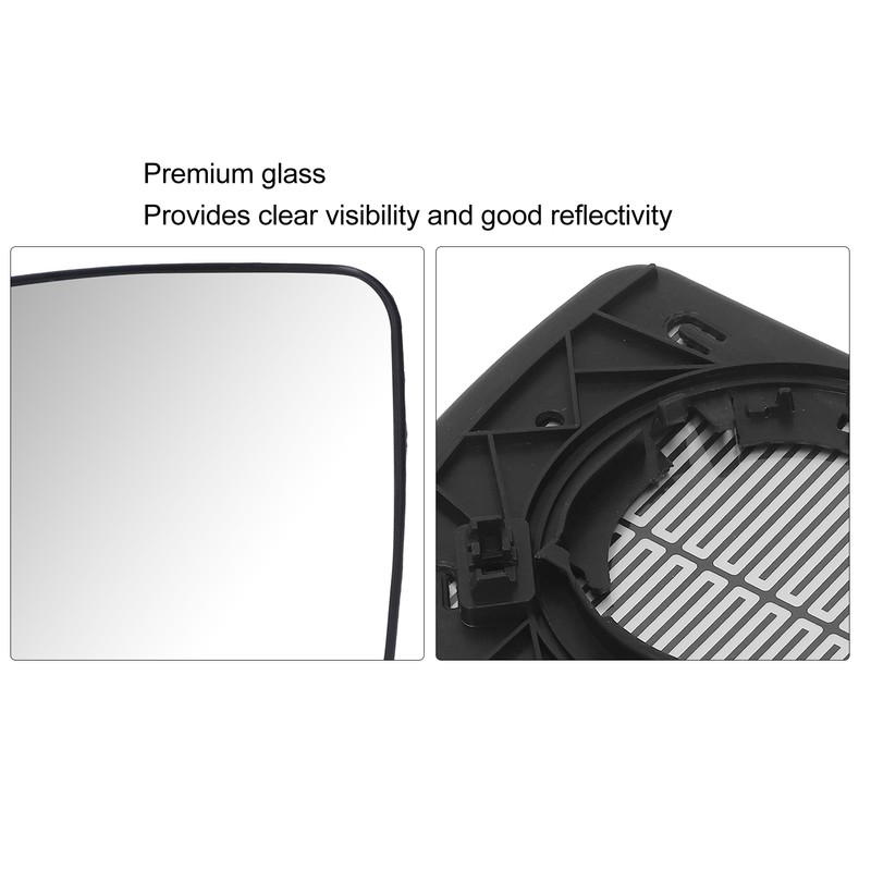 Side Mirror Glass with Heating Function Replacement for Land Rover