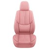 NUNIVAK Full Coverage Leather Car Seat Covers Full Set Universal