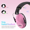 Dr.meter Ear Muffs for Noise Reduction, Pink+Black & Orange