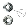 50 x Flange Nuts with Locking Toothing M8 - Serrated