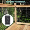 Eapele 20pcs Deck Railing Brackets Connectors for 2x4 Railing Wood