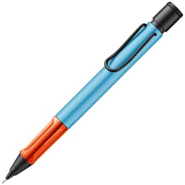 LAMY AL-star denim - Mechanical Pencil with transparent, ergonomic grip & lightweight aluminum body - including LAMY M 41 fine line refill 0.5 mm & eraser tip