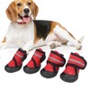 Pet Shoes Adjustable AntiSlip Outdoor Dog Boots for Small Medium