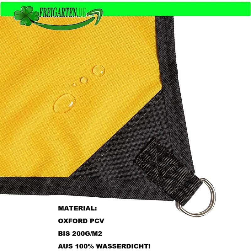 freigarten.de Awning Waterproof Sun Protection 100% Protection from UV Triangular