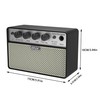EROK Mini Bass Amp, Portable Amplifier with Clean/Drive Dual Channels,