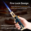 DOUBFIVSY Butane Torch Lighter, 60° Rotatable Refillable Kitchen Cooking Torch