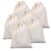 Neutral Zenith Drawstring Bag, Plain, Cotton, Canvas Fabric, Drawstring Bag,
