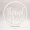 Wooden Thank You Table Sign,Standing Table Decor,Appreciation Party Centerpiece for
