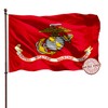 Double Sided US Marine Corps USMC Flag Outdoor 3x5ft- 3Ply