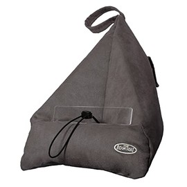 Asiento del libro - atril para libro y cojín de viaje - gris