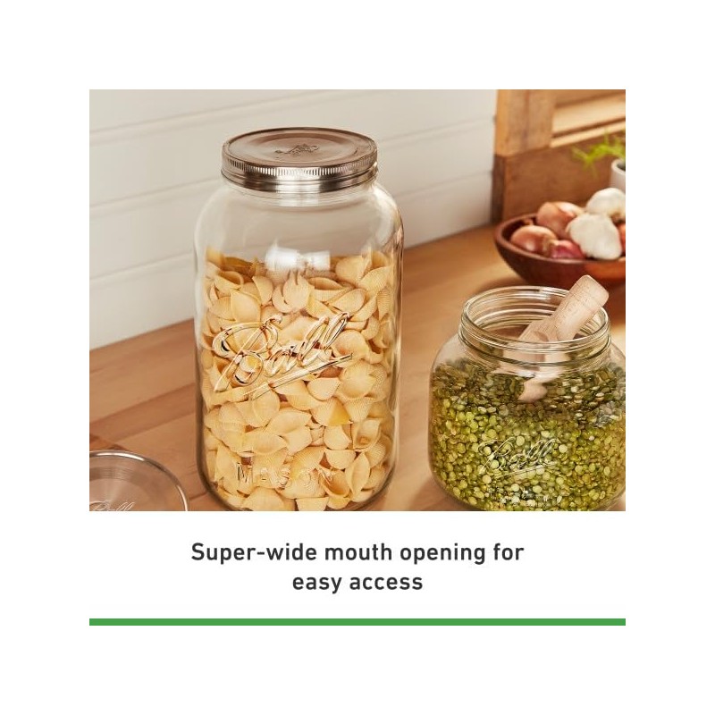 Ball Decorative Glass Mason Jar Variation (128 Ounce (Pack of