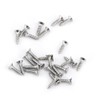 200 Uds M3 Acero Inoxidable SS304 Tornillos Autorroscantes Pan Flat