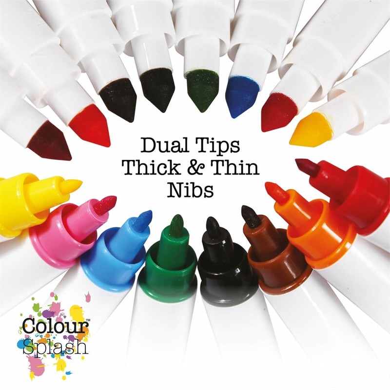 COLOUR SPLASH Edible Food Colouring Pens | 8 Pack |
