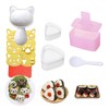 Rice Ball Mold, 3 Pack Onigiri Mold, Cute Cat Kitten