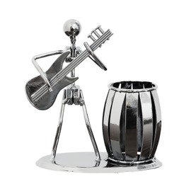 Guitar Pen Holder - Multifunctional Creative Metal Desktop Music Decoration