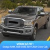 Nilight Window Rain Guards for Dodge Ram 2500 3500 Crew