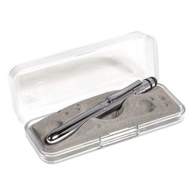 Fisher Space Pen Bullet Grip Space Pen with Clip and Conductive Stylus, Chrome (BGCCL/S)