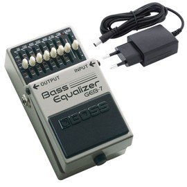 Boss GEB-7 Bass Equalizer EQ Effect Pedal + Keepdrum 9V Power Supply
