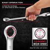 30-Piece Combination Wrench Set - Open End Wrench Set with