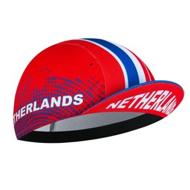 Corsehild Red Cycling Cap for Man and Woman Cycling Hat Under Helmet-Polyester Breathable Sweat Absorbent