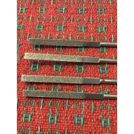 Starlite Machine File Diamond Grit 120 Three Square Triangle USA 🇺🇸 4pc