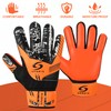 SPORIA Youth Goalie Gloves (Orange, 7)