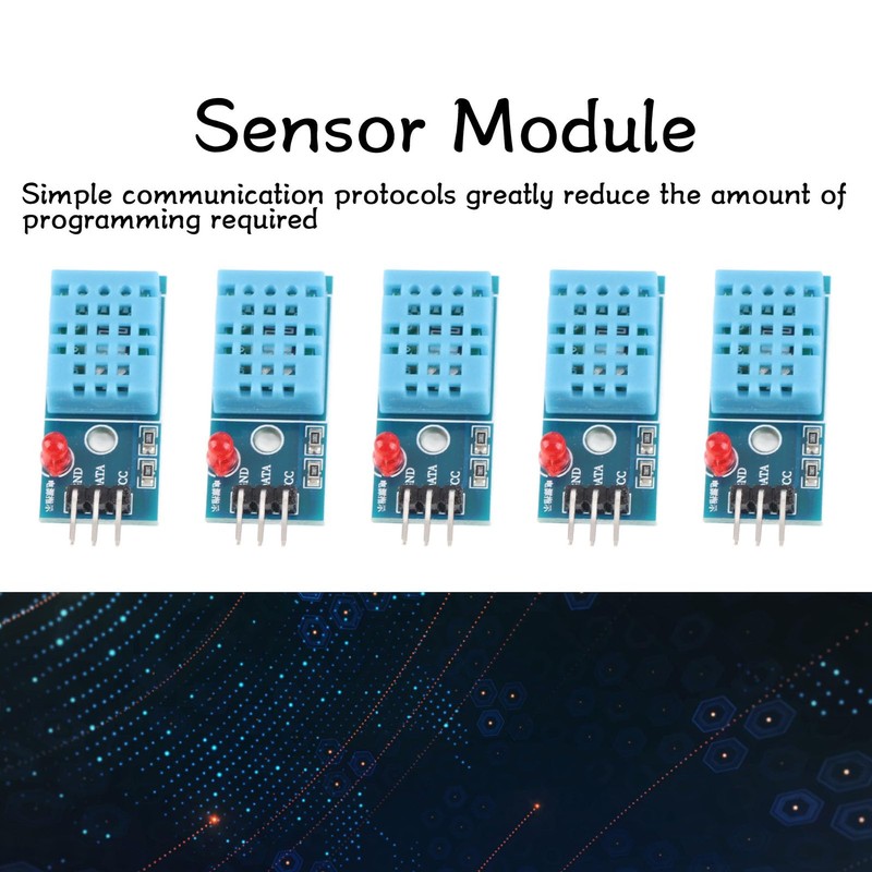 5PCS DHT11 Digital Temperature Humidity Sensor Module High Sensitivity Digital