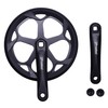 PROWHEEL 152MM/160MM/165MM/170MM/175MM Bike Crankset,46T/48T/52T Steel Chainring Bike Crank Arm Set,Double