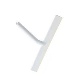 TOVINANNA Glass Squeegee for Window and Countertop Cleaning Shaped Multifunctional Glass Cleaning Tool with Ergonomic Handle White for Home Bathroom Tiles and Car Windshield