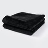 Bear & Panda Waffle Flannel Fleece Mink Throw - Sofa/Bedspread/travel