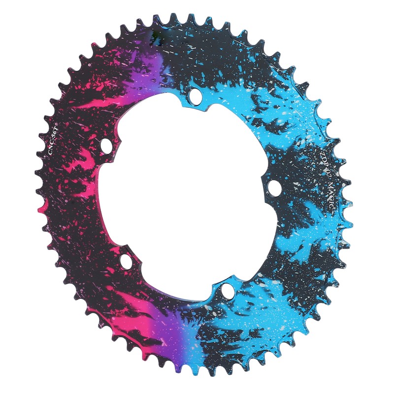 BOLANY Bicycle Chainring 56T BCD130 Chain Ring Positive Negative Tooth
