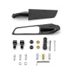 XM Stealth Mount Winglet Rearview Mirrors For Kawasaki Z H2