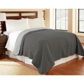 Mambe 100% Waterproof Furniture Cover Blanket for Dogs and Cats, Protection for Bed Couch Sofa Recliner Carpet, Soft Durable Washable Microfleece, Slate-Mist, 90x90 inches