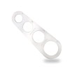 Lmyzcbzl 4-Holes Stainless Steel Spaghetti Measurer, Spaghetti Measuring Ruler, Stainless
