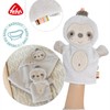 Fehn Sloth Wash Mitt - Face Cloth with Animal Motif