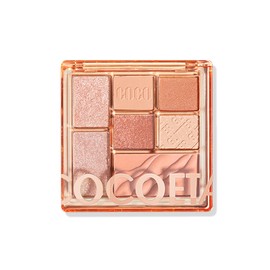 Gevlonecirly Eyeshadow Palette, Glitter, Pearl, Matte, 7 Colors, Powder, Waterproof, Sweatproof, High Color, Long Lasting Eyeshadow Glitter (01)