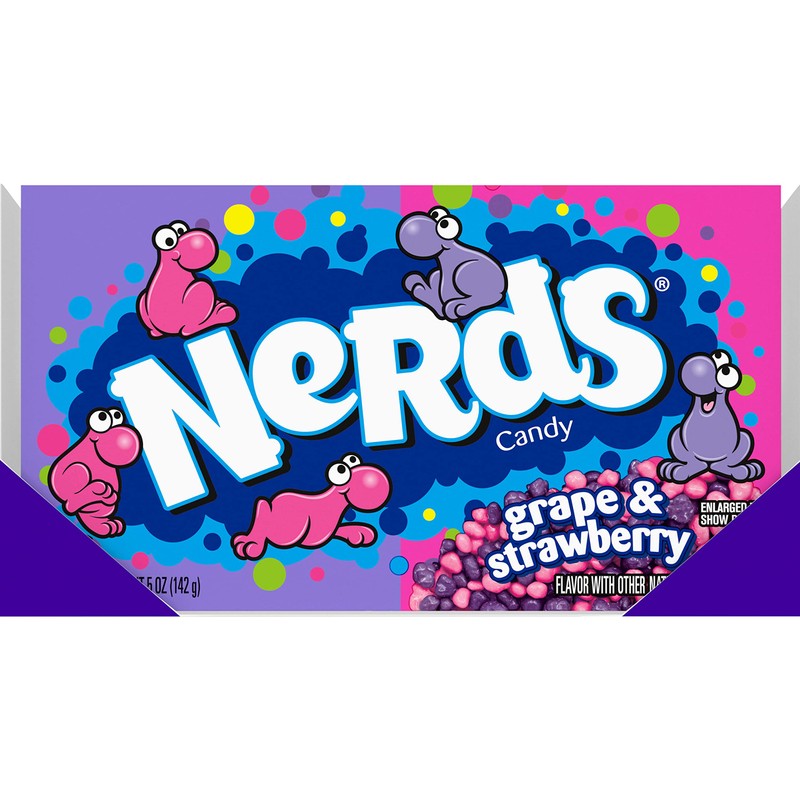 Nerds Candy, Grape & Strawberry Flavor, 5 Ounce Movie Theater