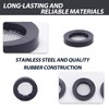 50 Pack Shower Head Gasket with Wire Mesh Middle -