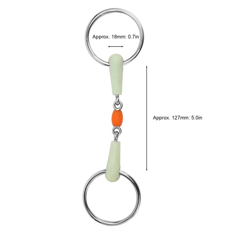 Horse Mouth Bit Apple Flavor Professional Stainless Steel Horse Snaffle
